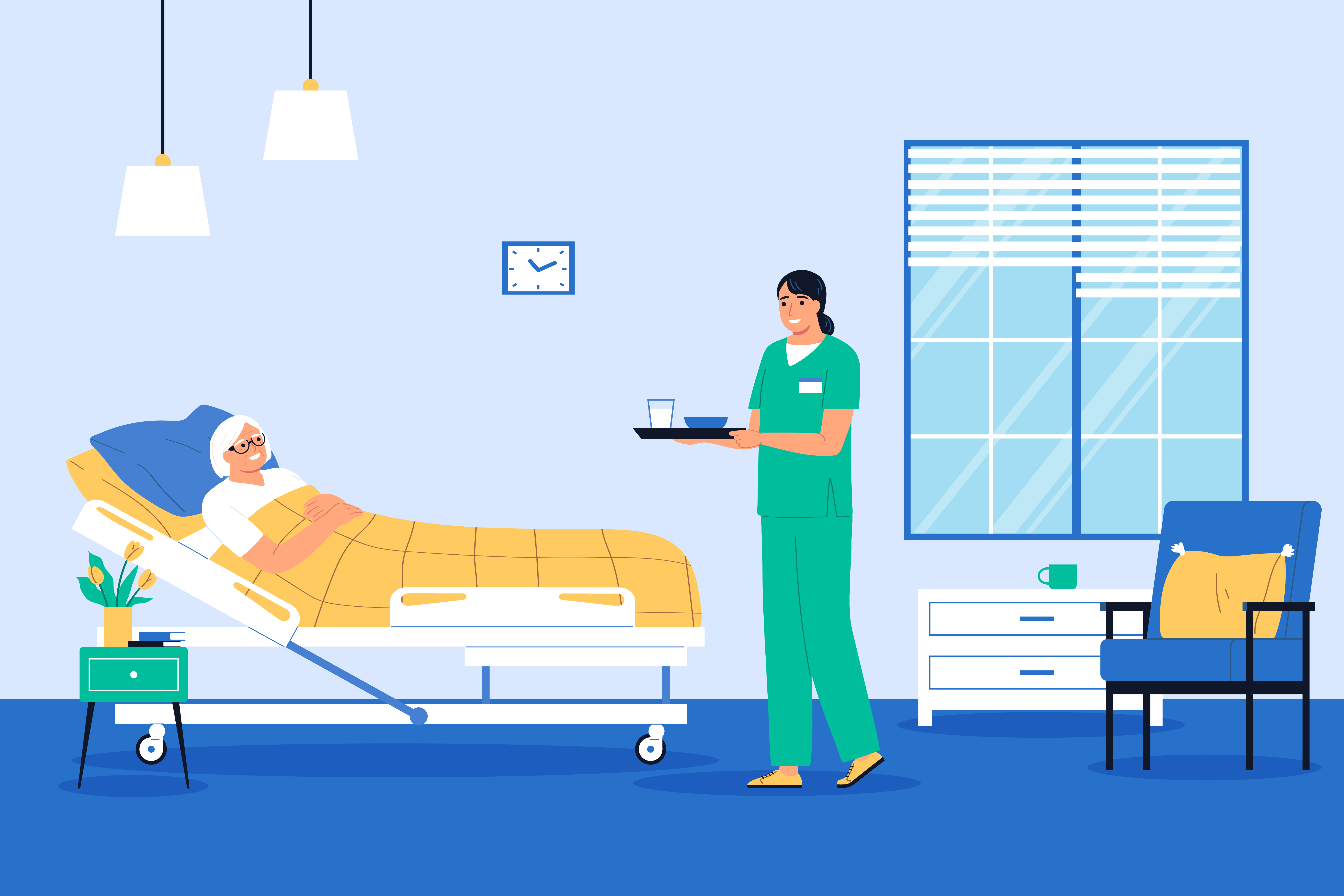 Nurse Flat Composition